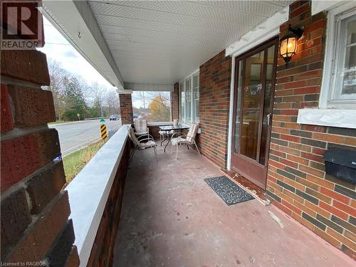 View of patio / terrace featuring a porch - 76 10Th Street, Hanover, ON - Outdoor With Deck Patio Veranda With Exterior