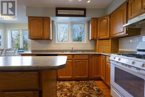 76 Prince Charles Cres, Sault Ste. Marie, ON - Indoor Photo Showing Kitchen With Double Sink