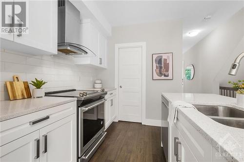 140 Springhurst Avenue Unit#8, Ottawa, ON - Indoor Photo Showing Kitchen With Double Sink With Upgraded Kitchen