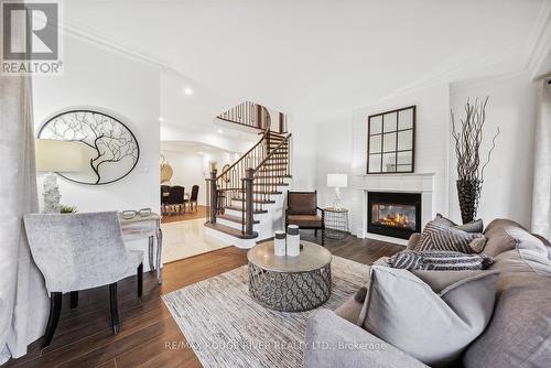 11 Mcbeth Place, Whitby (Brooklin), ON - Indoor Photo Showing Living Room With Fireplace