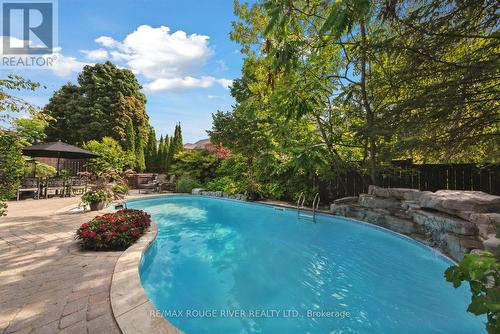 11 Mcbeth Place, Whitby (Brooklin), ON - Outdoor With In Ground Pool With Backyard