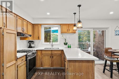 35 Pooles Road, Springwater, ON - Indoor Photo Showing Kitchen With Double Sink