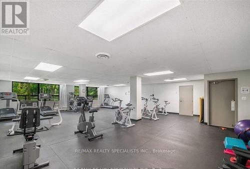 1003 - 1515 Lakeshore Road E, Mississauga, ON - Indoor Photo Showing Gym Room