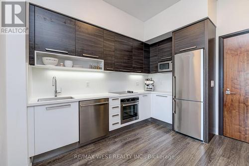 2108 - 36 Park Lawn Road, Toronto, ON - Indoor Photo Showing Kitchen With Stainless Steel Kitchen