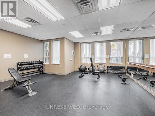 1805 - 4850 Glen Erin Drive, Mississauga, ON - Indoor Photo Showing Gym Room