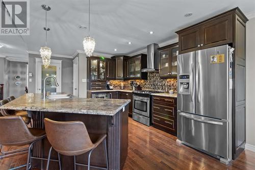 55 Woodview Place, Conception Bay South, NL - Indoor Photo Showing Kitchen With Upgraded Kitchen