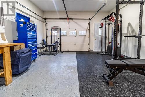 136 Water Street, Woodstock, NB - Indoor Photo Showing Garage