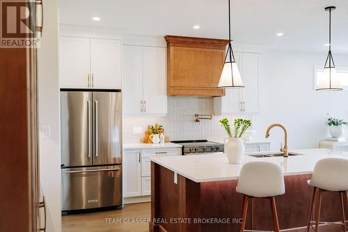 Orchid Model - Main Floor Kitchen w/ Upgrades - 64 Allister Lot 99 Drive, Middlesex Centre (Kilworth), ON - Indoor Photo Showing Kitchen With Upgraded Kitchen