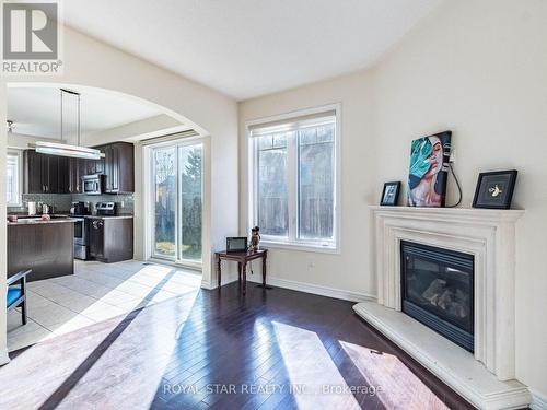 2 Lourakis Street, Richmond Hill, ON - Indoor Photo Showing Living Room With Fireplace