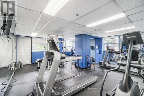 1703 - 15 Kensington Road, Brampton, ON - Indoor Photo Showing Gym Room