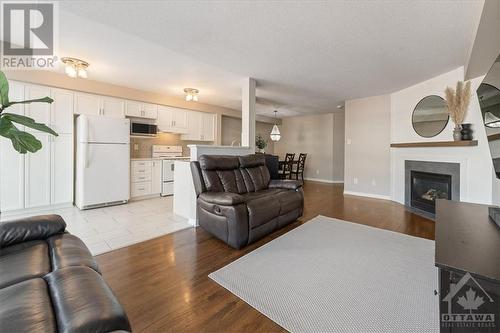 235 Rolling Meadow Crescent, Ottawa, ON - Indoor Photo Showing Living Room With Fireplace