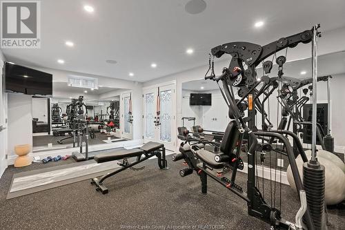 490 Allison Crescent, Tecumseh, ON - Indoor Photo Showing Gym Room