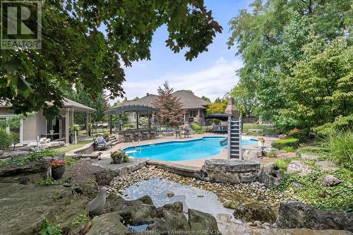 490 Allison Crescent, Tecumseh, ON - Outdoor With In Ground Pool