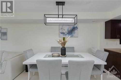 110 Lindenshade Drive Unit#B, Ottawa, ON - Indoor Photo Showing Dining Room