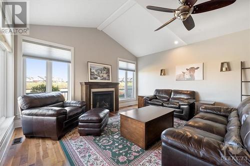 740 Cartographe Street, Ottawa, ON - Indoor Photo Showing Living Room With Fireplace