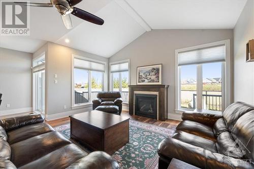 740 Cartographe Street, Ottawa, ON - Indoor Photo Showing Living Room With Fireplace