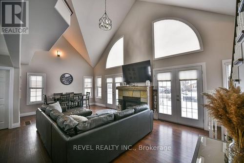 196 Rekela Street N, Timmins (West), ON - Indoor Photo Showing Living Room With Fireplace