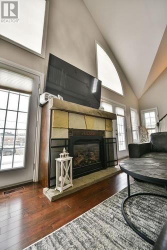 196 Rekela Street N, Timmins (West), ON - Indoor Photo Showing Living Room With Fireplace