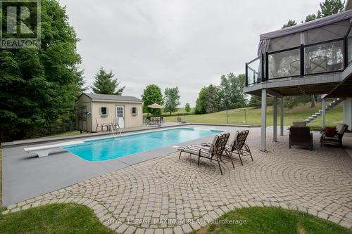 71 Janet Avenue, King, ON - Outdoor With In Ground Pool With Deck Patio Veranda With Backyard With Exterior