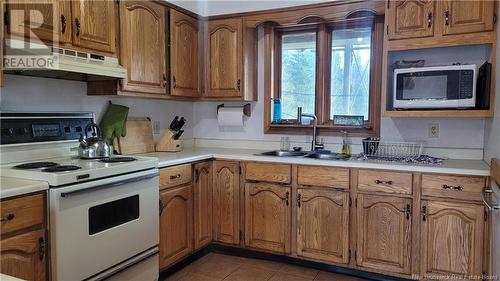 2539 Weldfield-Collette Road, Collette, NB - Indoor Photo Showing Kitchen With Double Sink