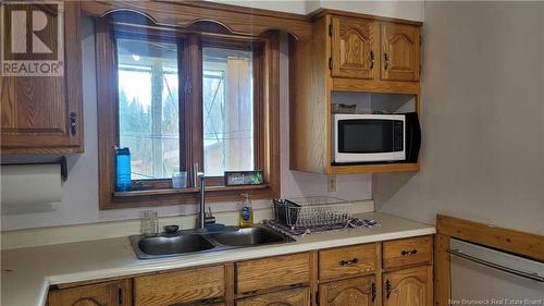 2539 Weldfield-Collette Road, Collette, NB - Indoor Photo Showing Kitchen With Double Sink