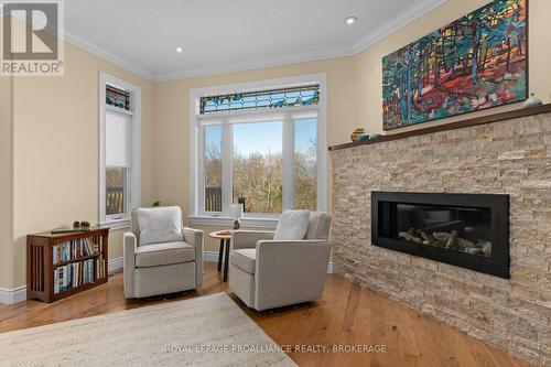 865 Roshan Drive, Kingston (City Northwest), ON - Indoor Photo Showing Living Room With Fireplace