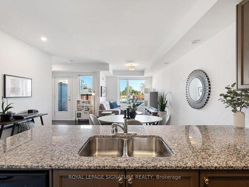 507-10 Drummond St, Toronto, ON - Indoor Photo Showing Kitchen With Double Sink