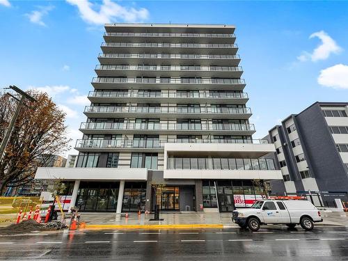 305-1100 Yates St, Victoria, BC - Outdoor With Balcony With Facade