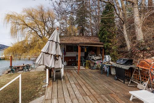 15911 Trask Road, Lake Country, BC - Outdoor With Body Of Water With Deck Patio Veranda