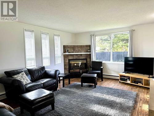 4 Capilano Street, Kitimat, BC - Indoor Photo Showing Living Room With Fireplace