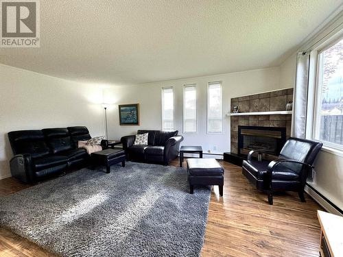 4 Capilano Street, Kitimat, BC - Indoor Photo Showing Living Room With Fireplace