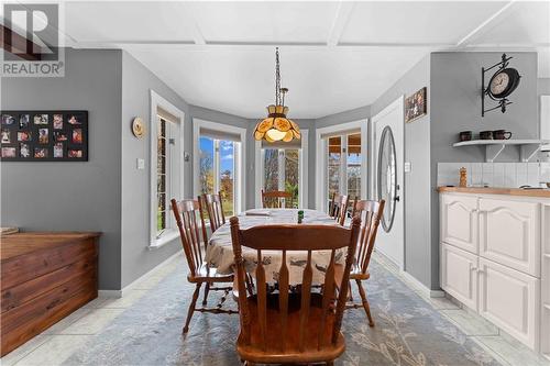 1072 Lake Dore Road, Golden Lake, ON - Indoor Photo Showing Dining Room