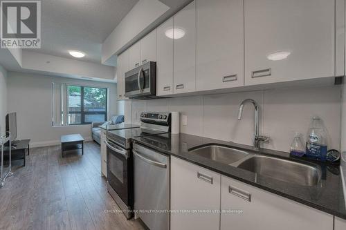 224 - 652 Princess Street, Kingston, ON - Indoor Photo Showing Kitchen With Double Sink