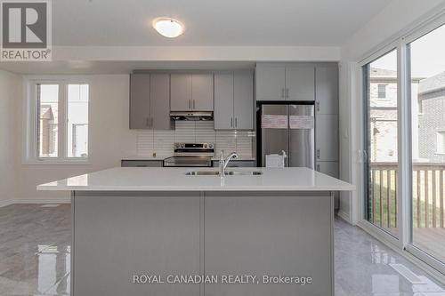 2 Molnar Crescent, Brantford, ON - Indoor Photo Showing Kitchen With Double Sink