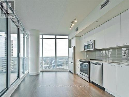 1902 - 30 Roehampton Avenue, Toronto, ON - Indoor Photo Showing Kitchen With Stainless Steel Kitchen With Upgraded Kitchen