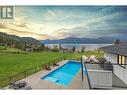 8590 Harbour Heights Road, Vernon, BC  - Outdoor With Body Of Water With In Ground Pool With View 