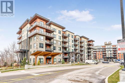 601 - 300 Essa Road, Barrie, ON - Outdoor With Balcony With Facade