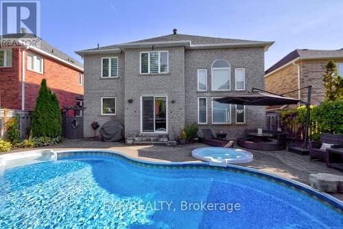 1181 Lindenrock Drive, Oakville, ON - Outdoor With In Ground Pool With Deck Patio Veranda With Exterior