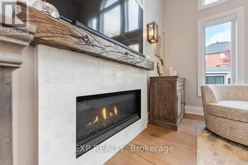 1181 Lindenrock Drive, Oakville, ON - Indoor Photo Showing Living Room With Fireplace