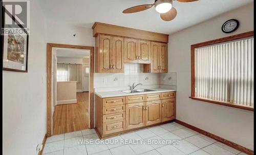 1118 Glencairn Avenue, Toronto, ON - Indoor Photo Showing Kitchen With Double Sink