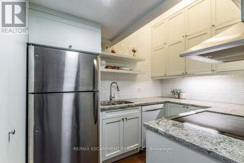 405 - 50 Main Street, Hamilton, ON - Indoor Photo Showing Kitchen With Upgraded Kitchen