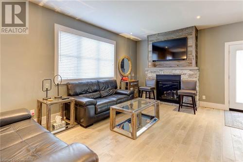 30 Lakeshore Road, Wasaga Beach, ON - Indoor Photo Showing Living Room With Fireplace