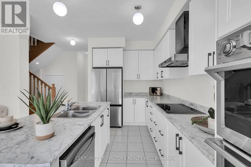 1308 Klondike Drive, Oshawa, ON - Indoor Photo Showing Kitchen With Stainless Steel Kitchen With Double Sink With Upgraded Kitchen