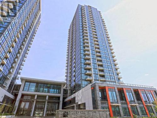 2502 - 75 Eglinton Avenue W, Mississauga, ON - Outdoor With Balcony With Facade