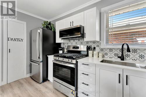 77 Inchlee Drive, Hamilton, ON - Indoor Photo Showing Kitchen With Stainless Steel Kitchen With Upgraded Kitchen