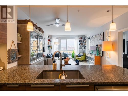 710 Vernon Street Unit# 315, Nelson, BC - Indoor Photo Showing Kitchen With Double Sink