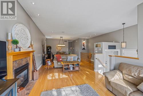 405 Cavendish Crescent, Kingston (City Northwest), ON - Indoor Photo Showing Living Room With Fireplace