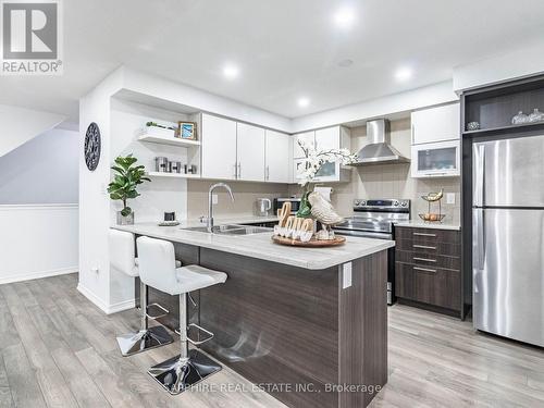 26 Francesco Street, Brampton, ON - Indoor Photo Showing Kitchen With Stainless Steel Kitchen With Double Sink With Upgraded Kitchen