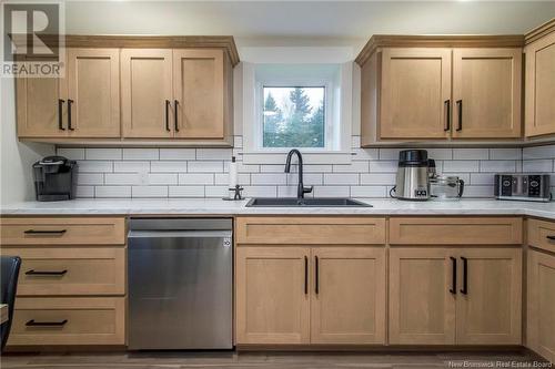 977 Route 820, Barnesville, NB - Indoor Photo Showing Kitchen With Double Sink