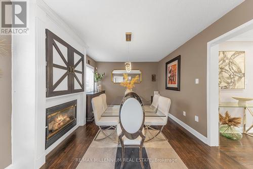 1226 Middlebury Avenue, Oshawa, ON - Indoor Photo Showing Dining Room With Fireplace